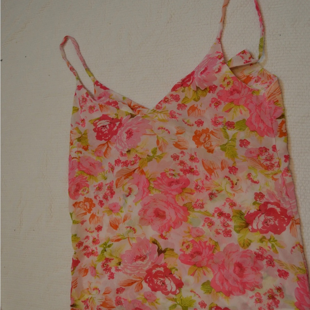 Floral Pink Camisole Top